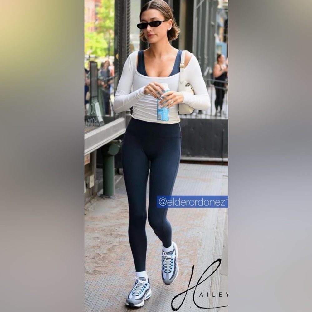 Nike Women's Sneakers - Black, Blue, White- as seen on Hailey Bieber